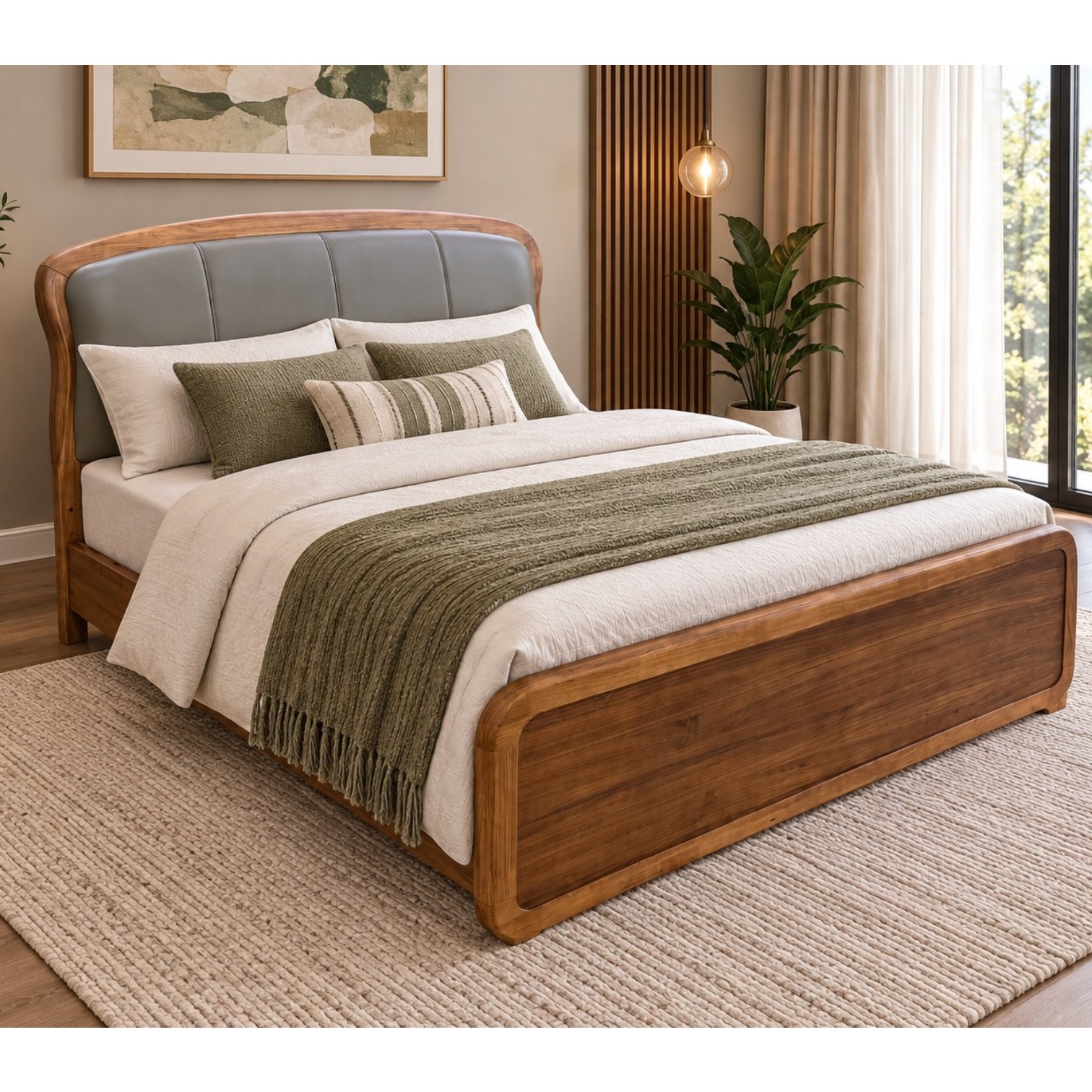 Vista Solid Wood Bed