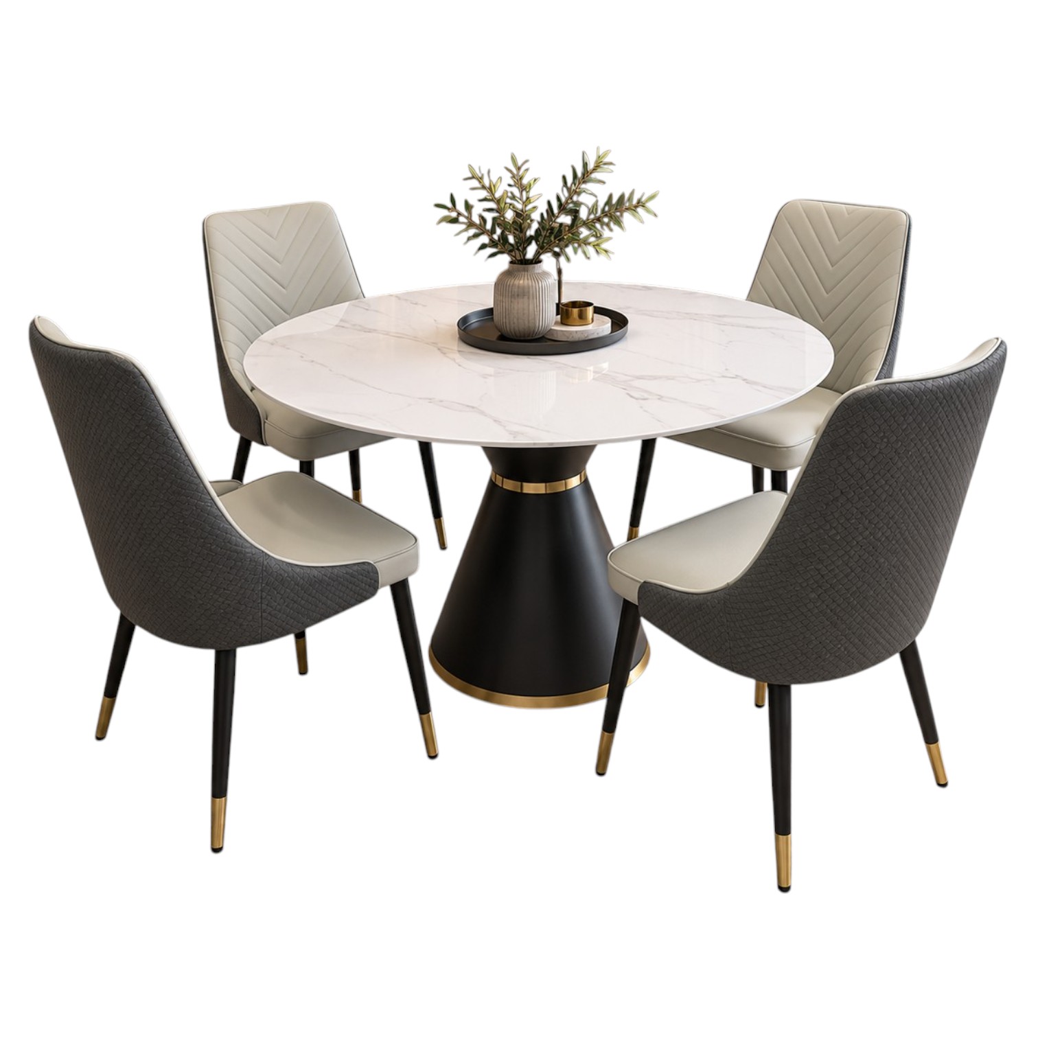 Demi 4 Seater Round Dining Set