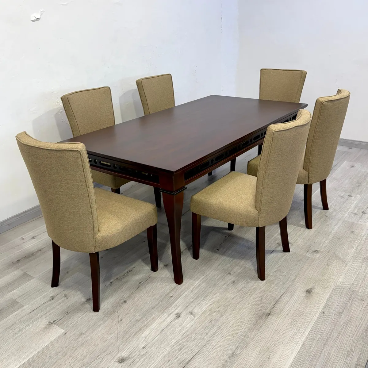 Montana 6 Seater Solid Wood Dining Set