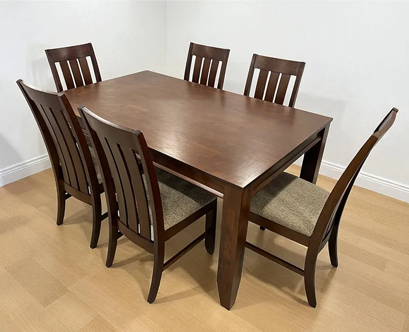 Targa Solid Wood Dining Set 6 Seater